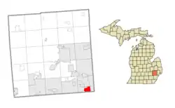 Location within Oakland County