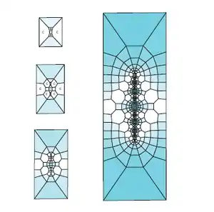 Subdivisions of the subdivision complex for the trefoil complement.