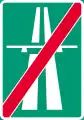 End of motorway (formerly used )