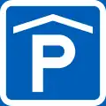 Parking garage  (formerly used )