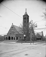 First Congregational Church addition (1921) in Midtown Detroit