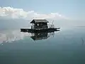 Fisherman's hut in Oteševo, North Macedonia