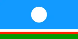 Flag of Republic of Sakha (Yakutia)