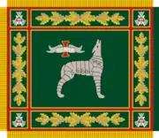 Flag of the "Iron Wolf" Mechanized Infantry Brigade of Lithuania