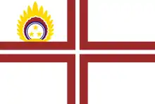 Flag of the minister of defence of Latvia