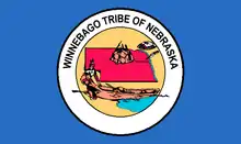 Flag of Winnebago Reservation