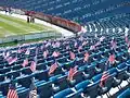 Tifo display organized by American Outlaws before U.S. vs. Spain at Gillette Stadium