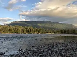 View of the Flathead River from River's Edge Park.