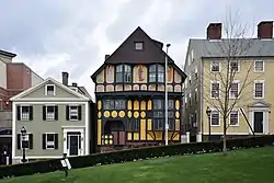 College Hill Historic District in Providence, Rhode Island, an example of a National Historic Landmark District