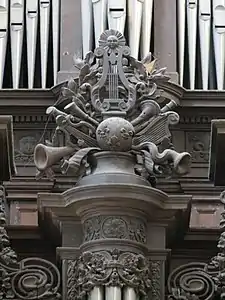 Decoration of the grand organ