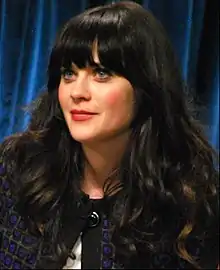 Zooey Deschanel with bangs