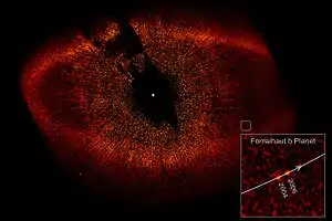 Fomalhaut b as observed from 2004 to 2006 (discovery image)