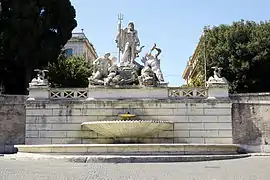 Fontana del Nettuno, Piazza del Popolo