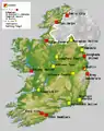 The clubs competing in the 2008 FAI eircom League of Ireland