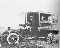 Ford TT used as a bus in Skanör, Sweden in 1920