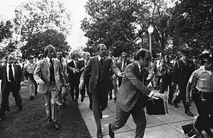 Assassination attempt of the U.S. President Gerald Ford outside the California State Capitol in Sacramento, 5 September 1975