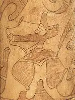 Man hunting, circa 500 BC, Gansu Museum.