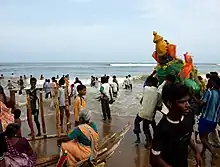 Immersion in sea, Chennai