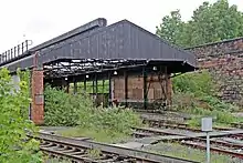 The former Birkenhead Central carriage shed.