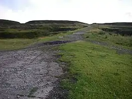 Dyne Steel tramway above Pwll-du