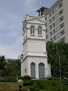 Part of the old Russian legation building in Seoul. In 1896, King Gojong and the crown prince fled from the Gyeongbok Palace to the Russian legation in Seoul.