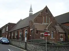 The former Upperton Congregation Church in Eastbourne...