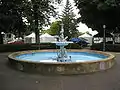 Fountain in Village Park, September 2009