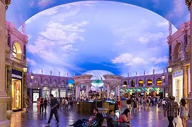 The Forum Shops in Caesars Palace, Las Vegas, US, by Marnell Corrao Associates, 1992