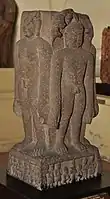 Jain chaumukha sculpture with Suparshvanath and three other Tirthankaras, 1st century