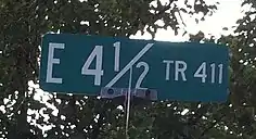 Four and a half street, a unique street name, running from Berwick into Salem Township