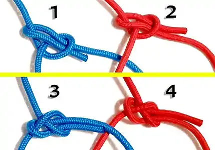 Variants: BowlineCowboy bowlineEskimo bowlineCossack knot)