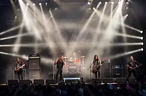 Fozzy performing at Wacken Open Air 2018