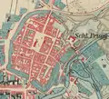 Franziszeische Landesaufnahme . Map of Bruck  c. 1830