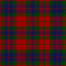 Fraser Fencibles; also used as a general Fraser clan tartan