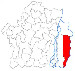 Location in Brăila County