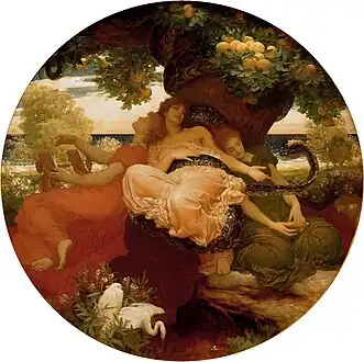 The Garden of the Hesperides, by Frederic Leighton, c.1892, oil on canvas, Lady Lever Art Gallery, Wirral, the UK