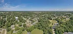 Aerial view of Freeport, IL