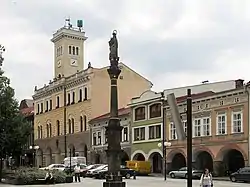 Town hall at the Míru Square