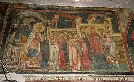 Entry into the Temple of the Most Holy Theotokos.