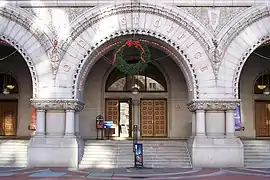 Front entrance of the Old Post Office Building in Washington, D.C. (2006)