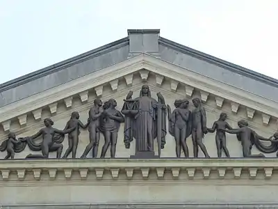 Themis, Old courthouse, Ghent, Belgium