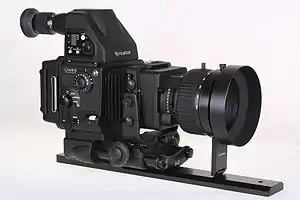 Fuji GX680, a medium format camera with a bellows focusing mechanism