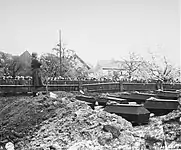 Funeral for prisoners who died after liberation