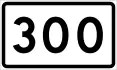 County Road 300 shield