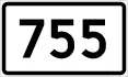 County Road 755 shield