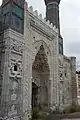 Gök Medrese before restoration Portal from left side