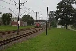 A goods train approaching Balgowan station