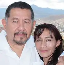 With wife, Luz del Carmen, in Oaxaca