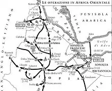 ORIENTAL AFRICA ITALIAN MILITARY OPERATIONS