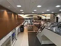 View from Concourse B overlooking central area post-security